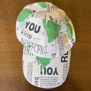 VTG Green Strawberry hat